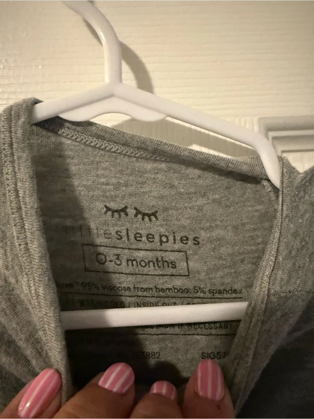 Little Sleepies Gray Long-Sleeve One-Piece Zipper Romper